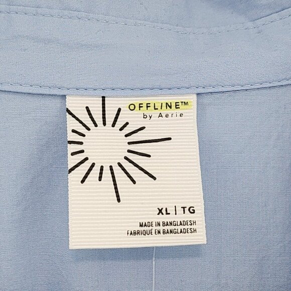 Offline by Aerie Women's 100% Cotton Button Down Shirt - XL - Picture 6 of 8